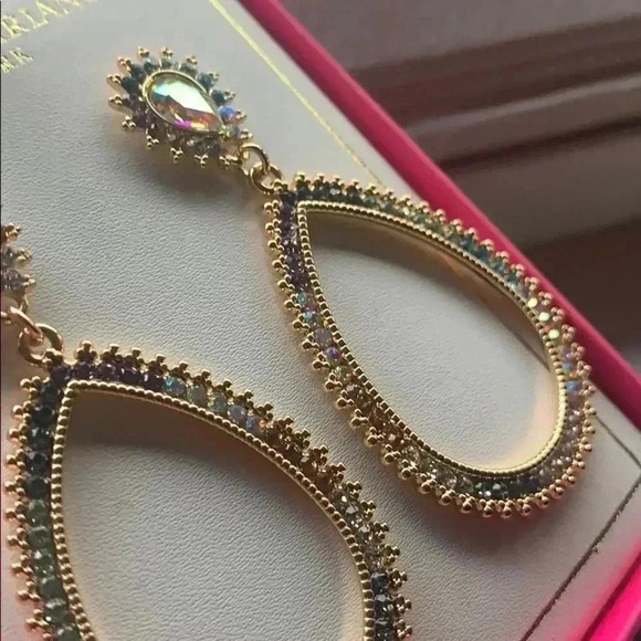 Christian Siriano Multi colored Hoop Earrings - Picture 5 of 7